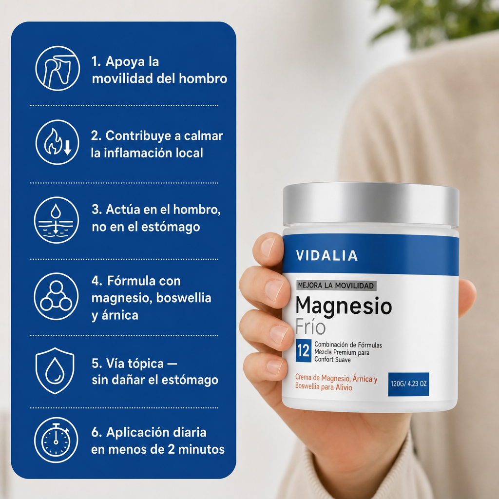 Magnesio Frío™ - Alivia el dolor de hombro